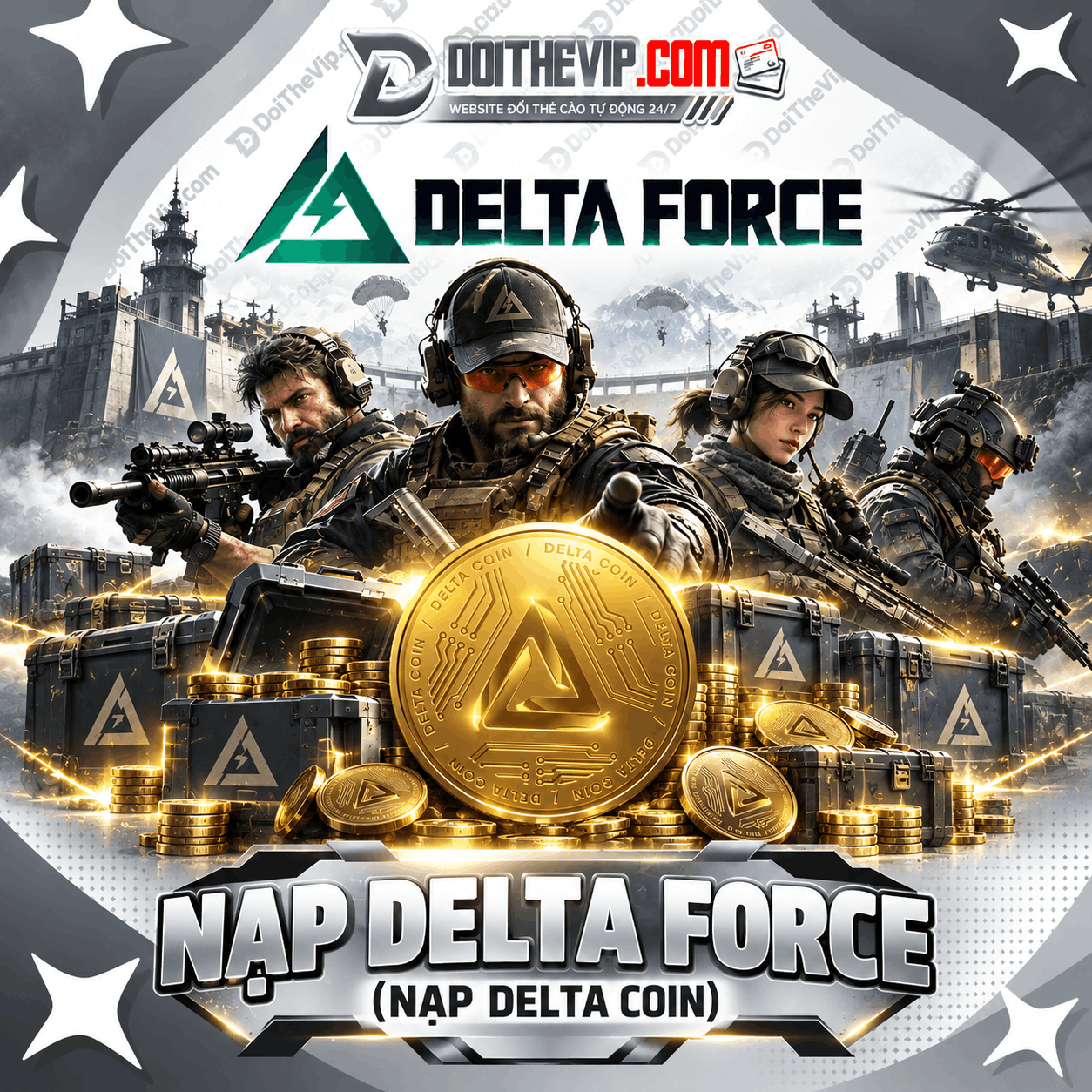 Nạp Coin Delta Force (Đăng Ký FB,GG)