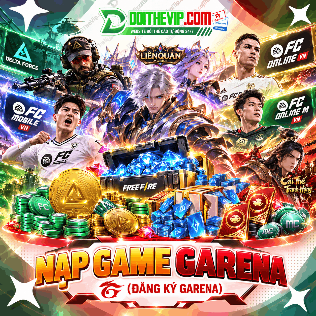 Nạp Game Garena (Đăng Ký Garena)